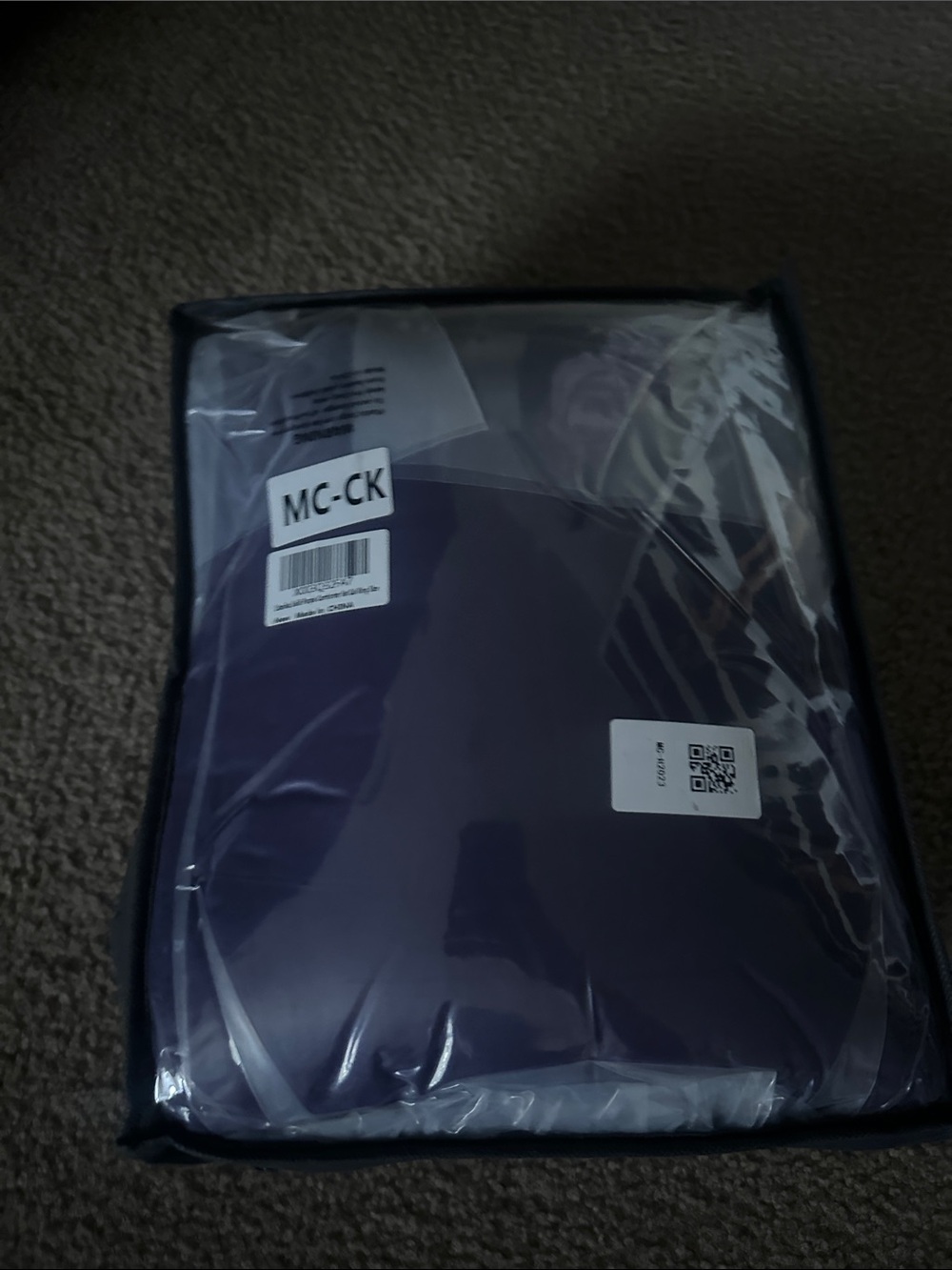 Litanika Solid Purple Comforter Set Purple King NWT